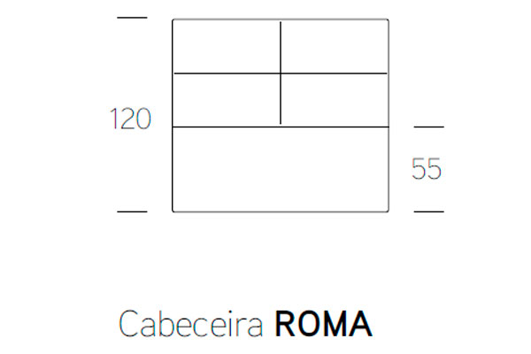 Cabeceira Roma - imagem 2