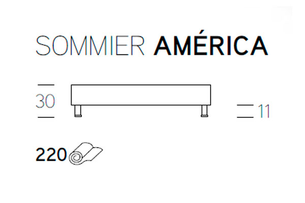 Sommier AMÉRICA - imagem 2